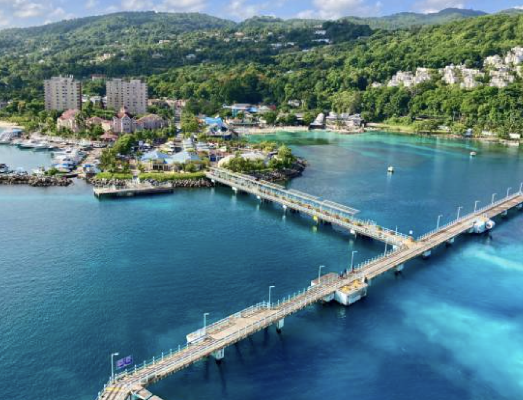 Ocho Rios cruise port on Jamaica's north coast
